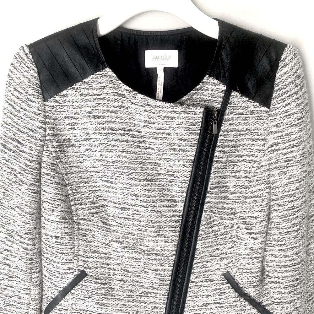 Laundry by Shelli Segal size 8 tweed jacket - Picture 6 of 16